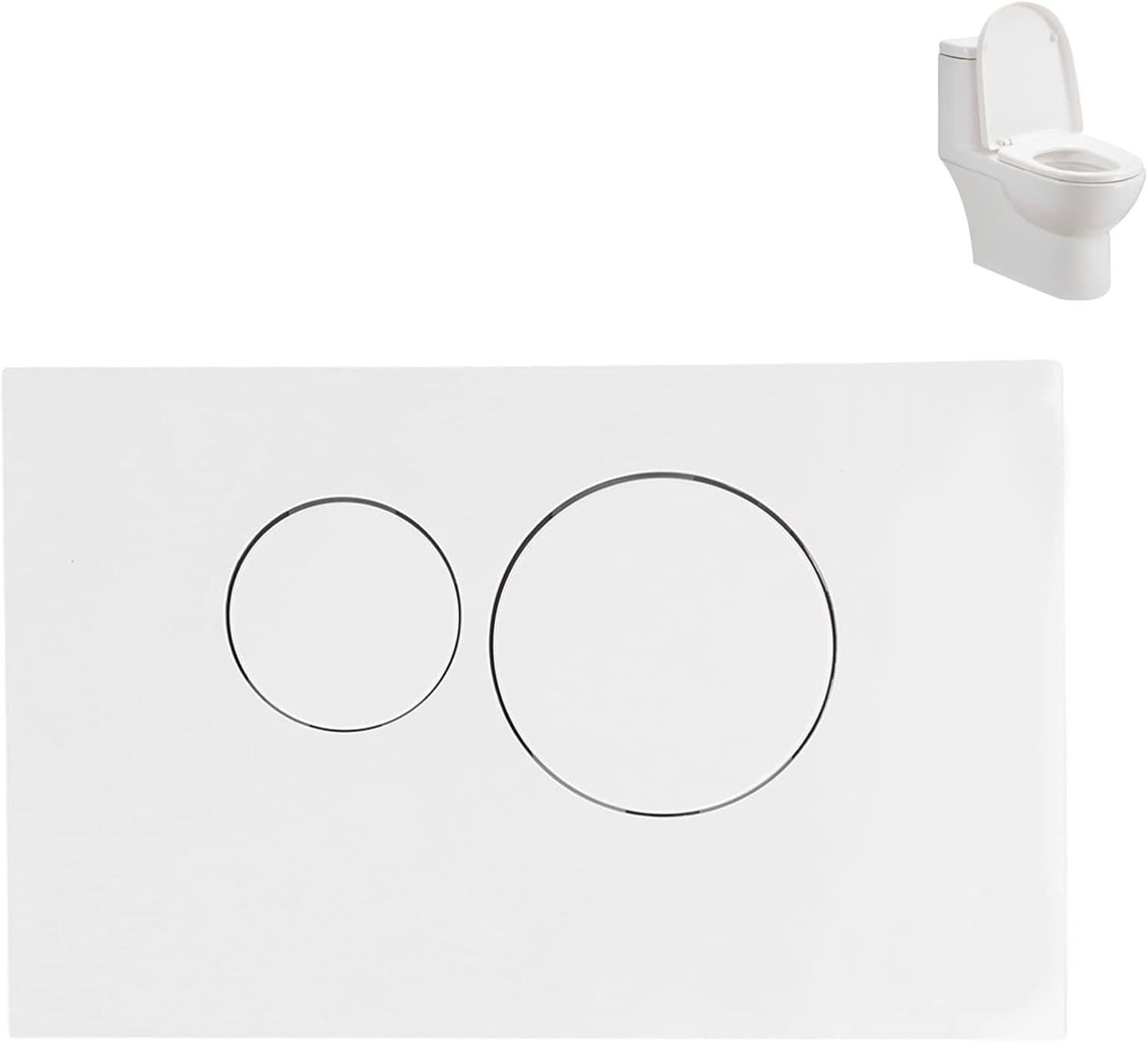 Toilet Actuator Plate,Dual Flush Actuator Plate for Concealed Cisterns