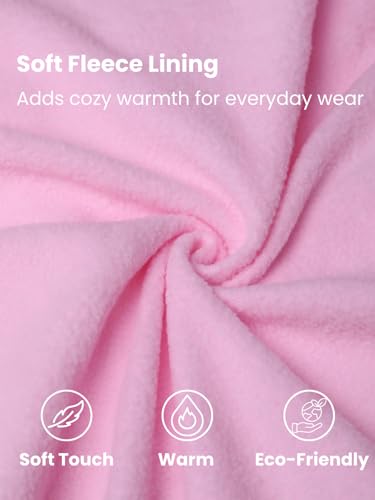 Image of WELAKEN Fleece lined Jackets with Water-Resistance Frabic for Kid's & Toddler II Girl's Rain Jacket & coats