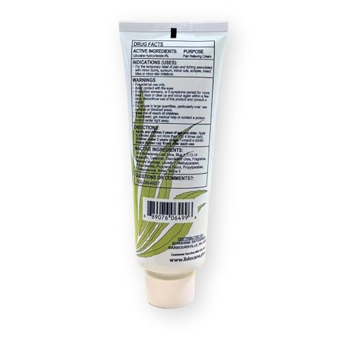 Image of Lidocane Plus Soothing Topical Pain & Itch Relief Cream with Aloe - 4 oz | Fast-Acting Maximum Strength 4% Lidocaine Numbing Cream for Joint Pain, Muscle Pain, Soreness and More, Non-Greasy Formula