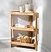 Teak Corner Stand Shelf Unit by Improvement