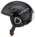 Lucky Bums Snow Sport Helmet with Fleece Liner, Metallic Black, X-Large