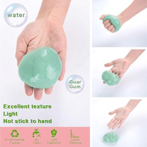 ASFSKY Car Cleaning Gel (5 Pack) Cleaning Putty Universal Dust Cleaning Car Interior Cleaner Keyboard Dust Remover Car Slime Gifts for Men Women Girl by ASFSKY - Used condition - Image 3
