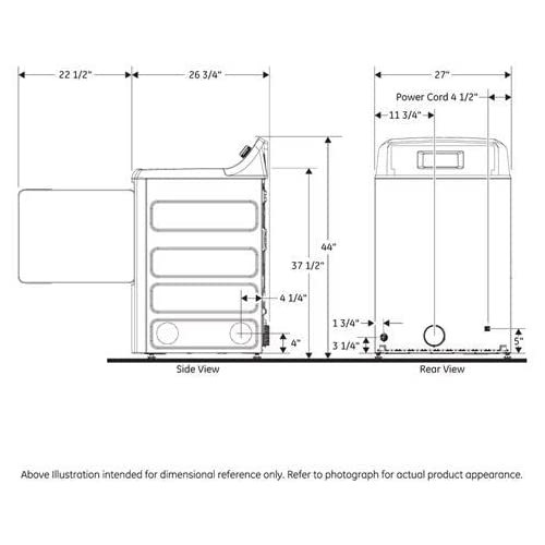 Hotpoint Htx24Easkws 27 Ul Listed Front Load Electric Dryer With 6.2 Cu. Ft. Capacity 4 Cycles Auto Dry Delicate Cycle Upfront Lint Filter And End-Of-Cycle Signal: White #TOP7