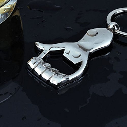 Abridor de garrafas Pixnor, excelente abridor de garrafas em forma de palma com chaveiro para presen