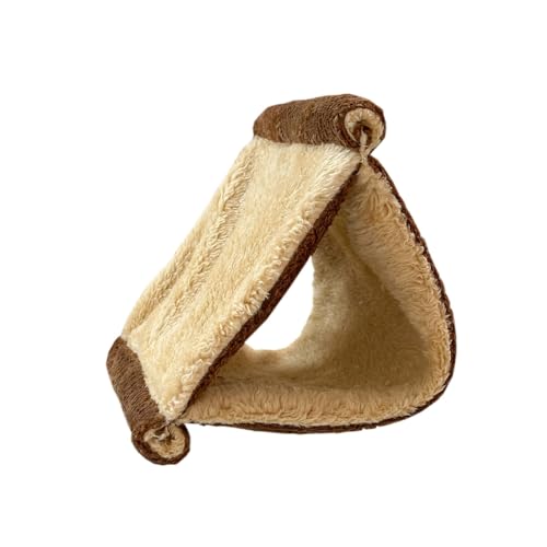 Piceioep Hängendes Bett aus Fleece, wärmend, passend für Verschiedene Käfige, dekoratives Haustierzubehör Vielseitiges hängendes Bett aus Fleece, wärmend, passend für Verschiedene Käfige, dekoratives