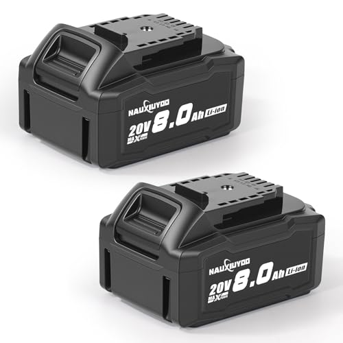 NAUXIUYOO 2 Pack Replacement for DeWalt 20V Max Battery. Compatible