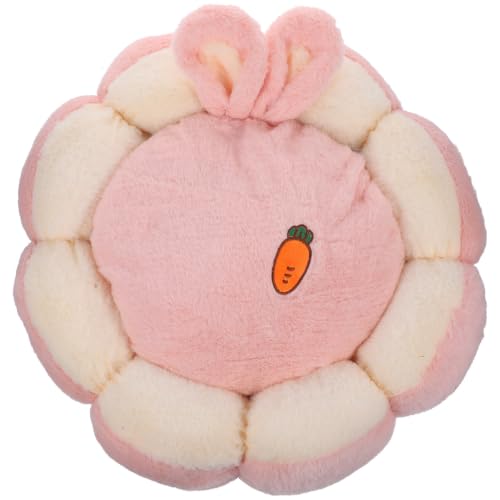 Cojín para silla rosa de pétalos que evita dolores por asientos duros y resbaladizos 2