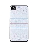 Ice Hockey Rink - iPhone 4 or 4s Cover, Cell Phone Case - Black