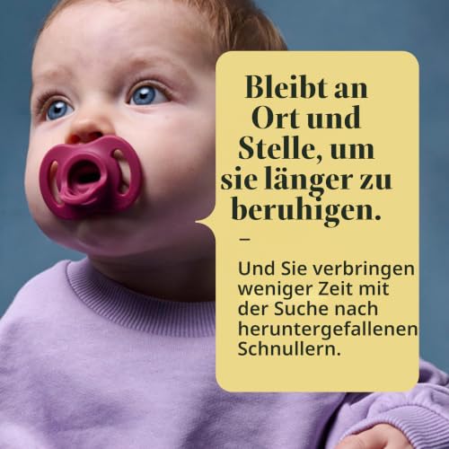 Tommee Tippee Ultraleichter StayPut Schnuller, 18-36m, 4er-Pack, einteiliges Silikondesign – Ansicht 4