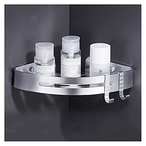 BONOOL フローティングシェルフバスルームラック、壁に取り付けられた収納シャンプーラックコーナーバスケットバスケットバスルーム製品豪華な化粧品ストレージバスルーム棚のバスルーム保管(色:金)