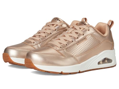 Skechers Womens Uno Metallixs, Rose Gold, 6 by Skechers - Image 3