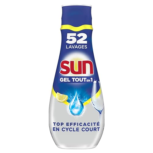 Sun All-in-One Dishwasher Gel - 1 Double Action Lemon - 45 Washes