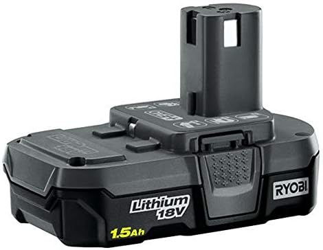 Ryobi P189 18 Volt 1.5 Ah One+ Lithium-Ion Cordless Compact Rechargeable Quick-Release Battery