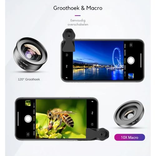 10x Objectif Macro DrPhone APEX3 Pro kit optique smartphone et tablette universel