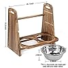 Wood Dog Bowl Stand for Medium Dogs