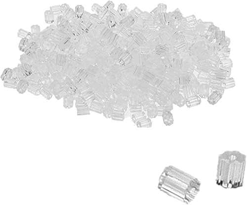 Angel Malone ® 100pcs. Mini Soft Clear Rubber Replacement Earring Backs Tube Bullet Back Stoppers Earnuts Jewellery Making Findings UK Seller ((±) 100 pcs. Flower 3mm Diameter)