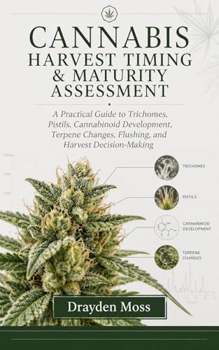 Cannabis Harvest Timing & Maturity Assessment: A Practical Guide to Trichomes, Pistils, Cannabinoid Development, Terpene Changes, Flushing, and Harvest Decision-Making