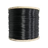 Alambre De Acero Plastificado Cable metálico de acero inoxidable 304 con revestimiento PVC negro(50.0M)