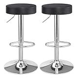 HÖHENVERSTELLBARER BARSTUHL GEEIGNET FÜR ALLE KÜCHEN: Gesamte Höhe ist von 64 bis 84 cm verstellbar, damit passt der Tresenhocker zu verschiedenen Körpergrößen und Tresen, Bars und Theken in verschiedene Höhe