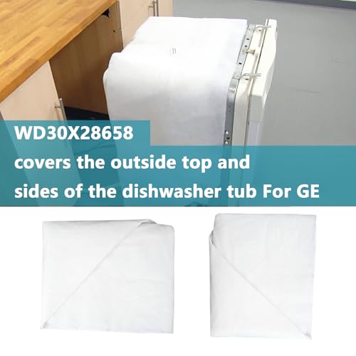 WD30X28658 WD01X10419 Dishwasher insulation blanket For GE dishwasher insulation pad Replacement WD01X10089 WD01X10206 WD01X10259 WD01X10260 WD01X10266 by Obida - Used condition - Image 3