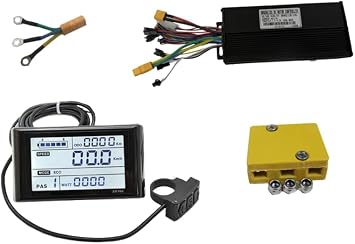 NBPOWER 72V 40Amax Brushless DC Motor Controller Ebike Controller +72V SW900 LCD Display One Set,Used for E-Bike Kit, Electric Bicycle Conversion kit, Electric Bicycle Part & Accessories.