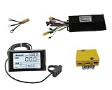 NBPOWER 72V 40Amax Brushless DC Motor Controller Ebike Controller +72V SW900 LCD Display One Set,Used for E-Bike Kit, Electric Bicycle Conversion kit, Electric Bicycle Part & Accessories.