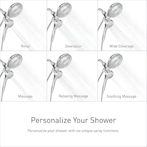 Moen Magnetix 82137SRN Graeden Spot Resist Brushed Nickel grifo para bañera y ducha con 1 manija y válvula miniatura 4