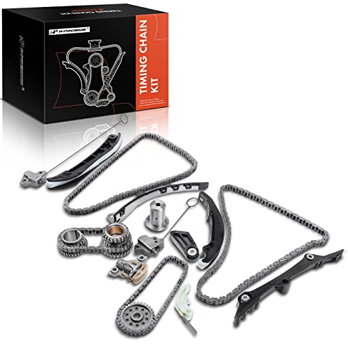 A-Premium Engine Timing Chain Kit W/Tensioner [fits DOHC, 6Cyl 3.6L] Compatible with Jeep & Dodge & Ram & Chrysler Vehicles, fits for Grand Cherokee 11-20, Wrangler, Journey, 1500, Durango & More by A-Premium - Used condition - US$119.75