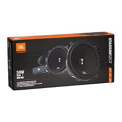 JBL 5 1/4 Step-up Car Audio Component Speaker System NO Grill, Black