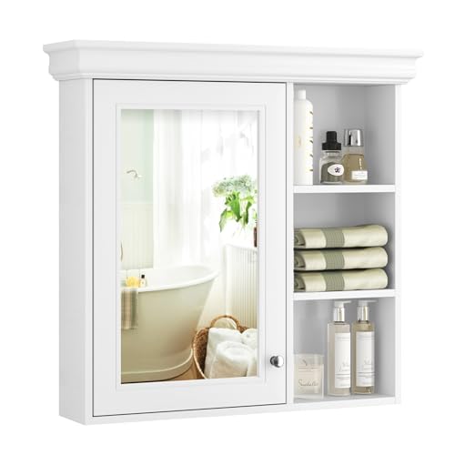 Merax Modern Bathroom Medicine Cabinet with Mirror, 30