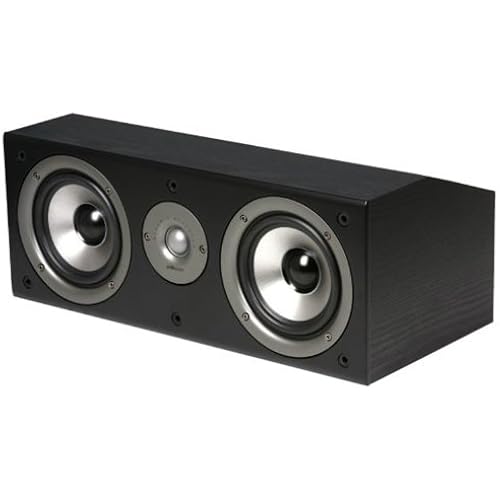 Polk Audio CS1 Series II Center Channel Speaker, Black