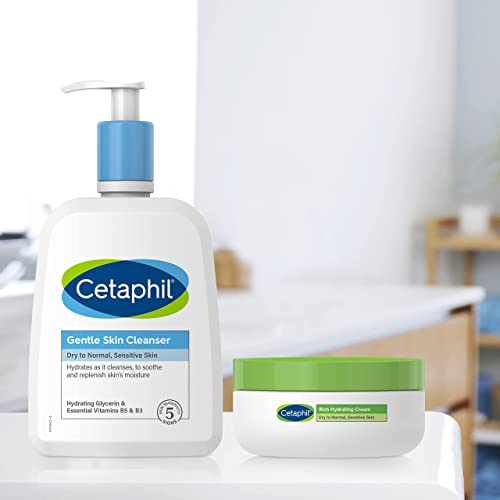 Cetaphil Face Wash, Hydrating Gentle Skin Cleanser For Dry To Normal Sensitive Skin, New 20Oz, Fragrance Free, Soap Free And Non-Foaming #TOP7