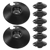 Toddmomy 25 cestas de Barro para Bastones de Trekking - Accesorios de Repuesto Redondos para Bastones de Trekking, Senderismo y Acampada