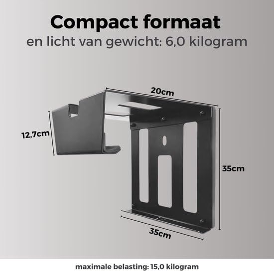 Dimensions of the Truskore Bicycle Wall Mount