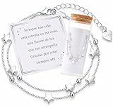MOMENTUM Pulsera Plata Mujer (Bañada) – Regalo con Caja y Dedicatoria Premium...