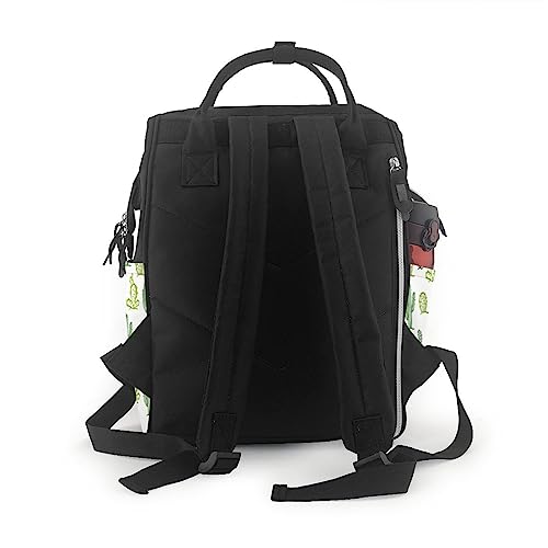 Sac à dos ordinateur portable vert cactus contre le mal de dos - 3