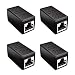 Produktbild deleyCON 4x CAT6 Kupplung Verbinder Netzwerkkabel Patchkabel Ethernet Kabel Adapter Modular Geschirmt 2x RJ45 Buchse DSL LAN RJ45 Schwarz