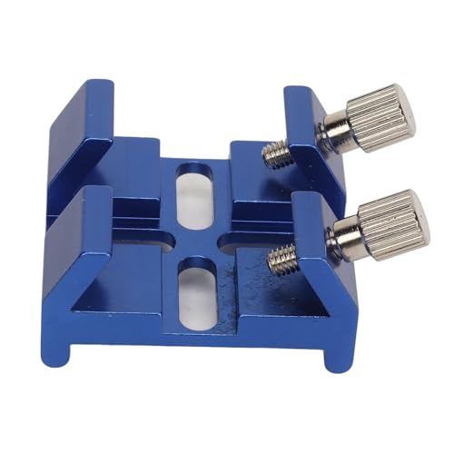 Aluminum Alloy Dovetail Base with Thumbscrew Locks, Universal Mount Bracket for C8 C8HD C925 C11HD, Sky Rover 80ED 102ED 130APO, 100ED Binoculars Compatible with Sharpstar (Blue)