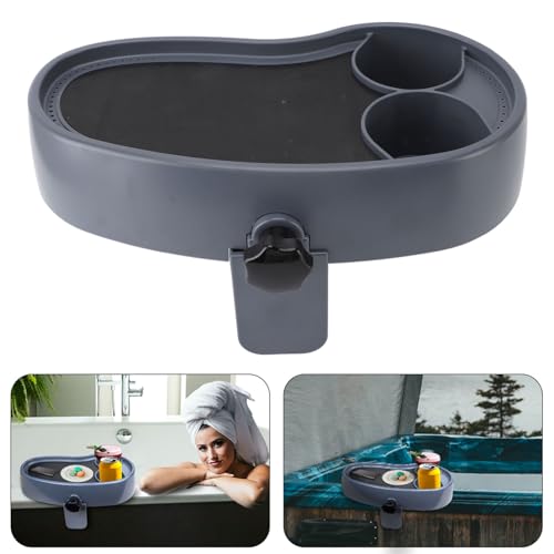 Plateau de bain à remous réglable | Support plastique antidérapant pour spa et jacuzzi