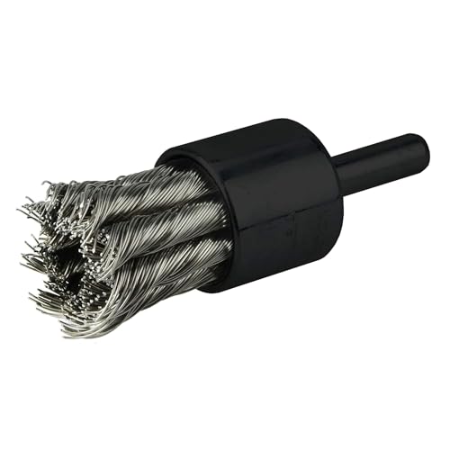 Image of Weiler 10029 3 /4 inch Knot Wire End Brush, .014 inch Stainless Steel Fill, Made in The USA (Pack of 10)