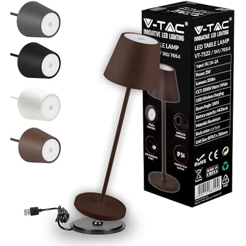 V-TAC Dimmable Wireless LED Table Lamp Cover