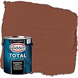 Glidden Total Interior Wall Paint & Primer All-in-One, Warm Wassail/Brown, Flat, 1 Gallon