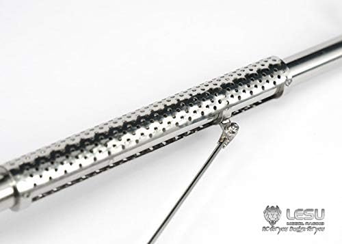 LESU Spare Part Metal Exhaust Pipe for 1/14 RC Model Tractor Truck TMY