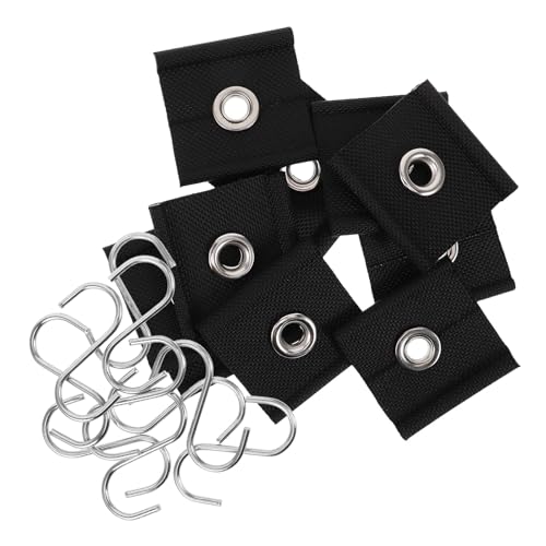 SILENRADAWN ���ϋv���t�b�N10�{S�t�b�N10�Z�b�g RV�I�[�j���O�N���b�v �X�e�����X���p�C�s���O���[���p 5/6mm-7/8mm�Ή� �ȒP���t�� �L�����o����RV�p�[�e�B�[�ɍœK