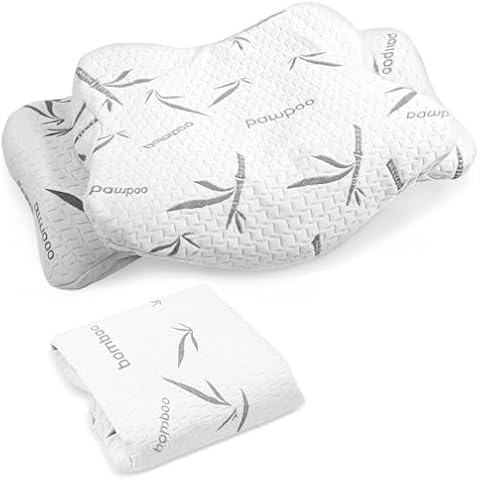Hahafelt Cooling Bamboo Cervical Pillowcase Cover