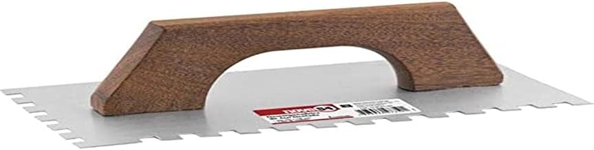 Nove54, Desempenadeira De Aço, Dentada, 390 Mm X 120 Mm.
