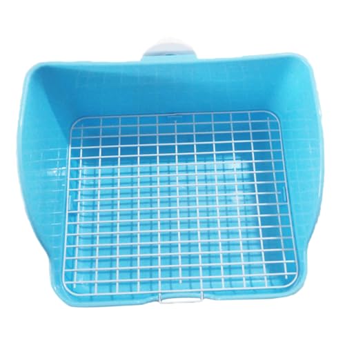 BESPORTBLE Rabbit Potty Litter Box for Bunny Pet Toilet Wall Design Portable for Home Color