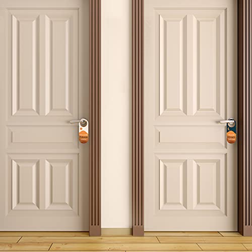 Do Not Disturb Door Hanger Sign/Welcome Please Knock - 2 Pack - Universal Fit - 9 X 3.5" - Perfect Do Not Disturb Signs For Bedroom, Hotel Or Home Office For Privacy And Ensure People Do Not Enter #TOP5