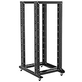 CARACTERÍSTICAS: Práctico armario Rack abierto de 19 pulgadas y 29U para almacenar equipos informáticos, servidores, instalaciones de telecomunicación, etc. en espacios reducidos o en entornos donde se necesite acceder constantemente al armario haciendo que la cubierta dificulte el proceso o sea innecesaria. Columnas fabricadas en acero SPCC de grosor 1.2mm y el resto en 2.0 mm.