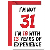 Biglietto Auguri 50° Compleanno Umoristico 'Your Forties Have Expired' - Con Busta Kraft, Per Uomo O Donna